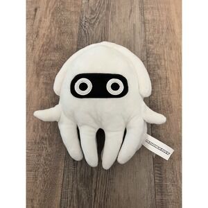 Used Nintendo Super Mario Bros Blooper Plush 10" Ghost Squid Ink White Kart Toy